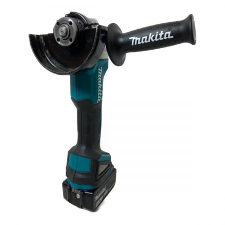  MAKITA マキタ 18V 125mm 充電式ディスクグラインダ (バッテリ2個・ 充電器・ケース付） GA504DRGXN ブルー