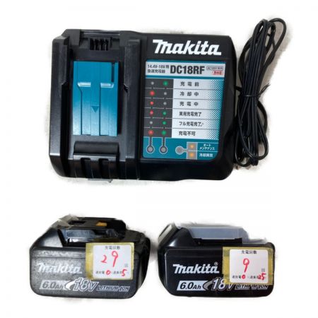  MAKITA マキタ 18V 125mm 充電式ディスクグラインダ (バッテリ2個・ 充電器・ケース付） GA504DRGXN ブルー