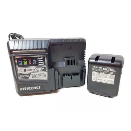  HiKOKI ハイコーキ 14.4V コーナーインパクトドライバ (バッテリ1個・充電器付） WH14DCL LYPK ブラック