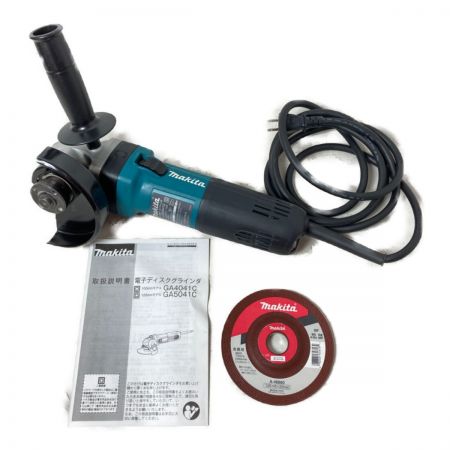  MAKITA マキタ 125mm コード式ディスクグラインダ 本体のみ GA5041C ブルー×ブラック