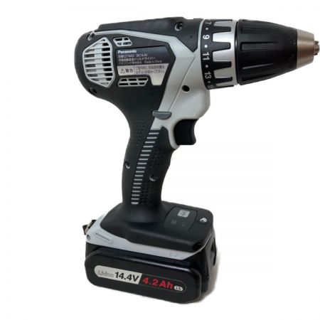  Panasonic パナソニック 14.4V 自動変速ドライバドリル (バッテリ2個・充電器・ケース付） EZ7443LS2S-H ブラック
