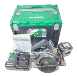 ＊＊ HiKOKI ハイコーキ 36V 丸のこ 黒鯱 （バッテリ2個・充電器・ケース付） C3606DA(SK)(2XPBS) ブラック Bランク