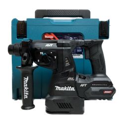 ＊＊ MAKITA マキタ 40Vmax 28mm 充電式ハンマドリル バッテリ2個・充電器・ケース付 HR001GRDXB ブラック Sランク
