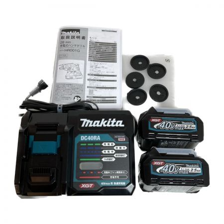  MAKITA マキタ 40V 28mm ハンマドリル バッテリ2個・充電器・集じんシステム（DX12）付 HR001GRDXV ブルー