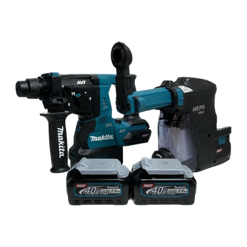 中古】 MAKITA マキタ 40V 28mm ハンマドリル バッテリ2個・充電器・集 ...