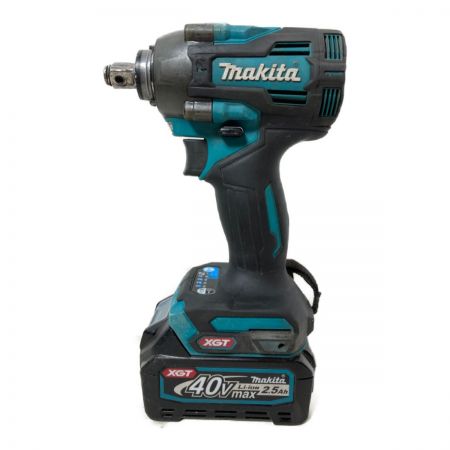  MAKITA マキタ 40Vmax 充電式インパクトレンチ （バッテリ2個・充電器・ケース付） TW004GRDX ブルー