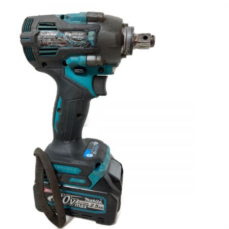 MAKITA マキタ 40Vmax 充電式インパクトレンチ （バッテリ2個・充電器・ケース付） TW004GRDX ブルー