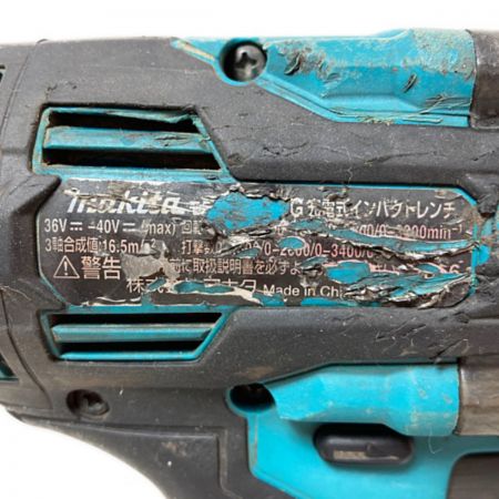  MAKITA マキタ 40Vmax 充電式インパクトレンチ （バッテリ2個・充電器・ケース付） TW004GRDX ブルー