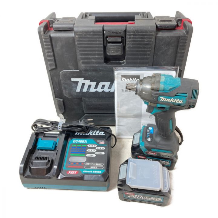 MAKITA マキタ 40Vmax 充電式インパクトレンチ （バッテリ2個・充電器 
