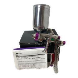 ＊＊ ANEST IWATA アネスト岩田 重力スプレーガン KIWAMI 塗料カップ付 W-101 シルバー×パープル Aランク
