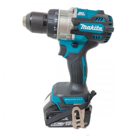  MAKITA マキタ 18V 充電式震動ドライバドリル（バッテリー2個・充電器・ケース付） HP486DRGX ブルー