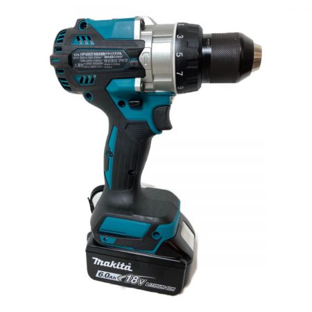  MAKITA マキタ 18V 充電式震動ドライバドリル（バッテリー2個・充電器・ケース付） HP486DRGX ブルー
