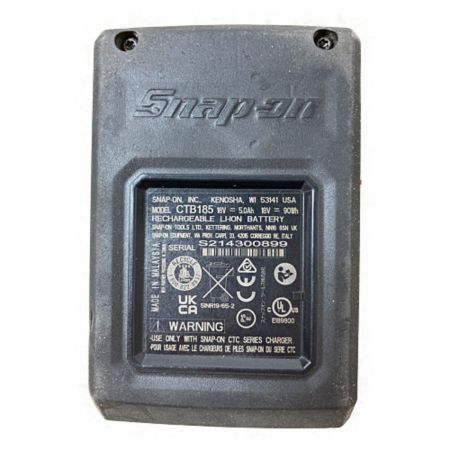  Snap-on スナップオン 18V コードレスインパクトレンチ （バッテリ1個・充電器付） CT9050 イエロー