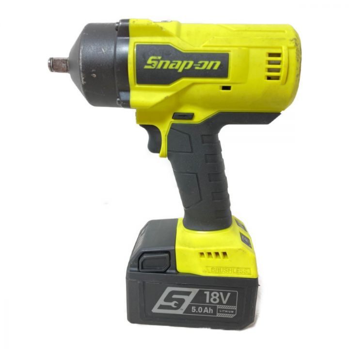 Snap-on スナップオン 18V コードレスインパクトレンチ （バッテリ1個・充電器付） CT9050 イエロー｜中古｜なんでもリサイクルビッグバン