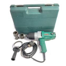 ＊＊ HITACHI 日立 22mm 200V コード式インパクトレンチ 差込角19mm ケース付 WH22 グリーン Bランク