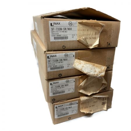  INAX ホース収納式シングルレバー洗髪シャワー混合水栓 4台セット SF-73SN-SW/N88