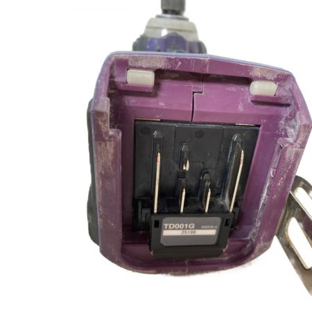  MAKITA マキタ 40Vmax 充電式インパクトドライバ （バッテリ2個・充電器・ケース付） TD001GRDX パープル