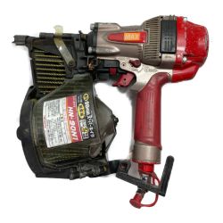 ＊＊ MAX マックス 90mm 高圧ロール釘打ち機 スーパーネイラ HN-90N1 レッド Cランク