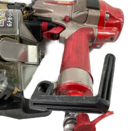  MAX マックス 90mm 高圧ロール釘打ち機 スーパーネイラ HN-90N1 レッド