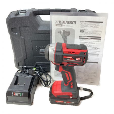  ASTRO PRODUCTS アストロプロダクツ 18V インパクトドライバ  （バッテリ1個・充電器・ケース付) AP050773