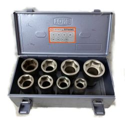 ＊＊ TONE トネ インパクト ソケットセット 8pc 差込角19mm ケース付 NV608L グレー Cランク