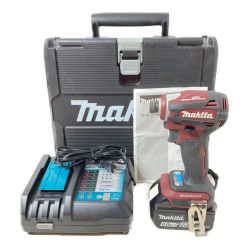 ＊＊ MAKITA マキタ 18V 充電式インパクトドライバ  バッテリ1個・充電器・ケース付 TD172D レッド Bランク