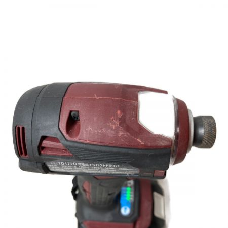 MAKITA マキタ 18V 充電式インパクトドライバ  バッテリ1個・充電器・ケース付 TD172D レッド