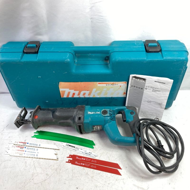 中古】 MAKITA マキタ コード式レシプロ― ケース付 (1) JR3050T ブルー