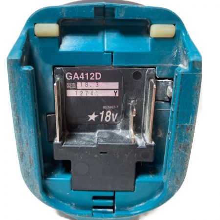  MAKITA マキタ 18V 100mm 充電式ディスクグラインダ 本体のみ  （充電器・バッテリなし） GA412D ブルー