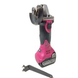 ＊＊ HITACHI 日立 14.4V 100mm 充電式ディスクグラインダ バッテリ1個付 （充電器・ケースなし） G14DSL ショッキングピンク Bランク