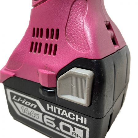  HITACHI 日立 14.4V 100mm 充電式ディスクグラインダ バッテリ1個付 （充電器・ケースなし） G14DSL ショッキングピンク