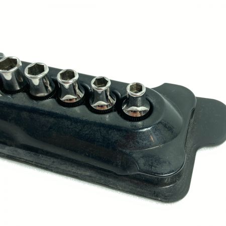  Snap-on スナップオン ラチェット用シャローソケット PAKTY263 12個  TMM15 ブラック