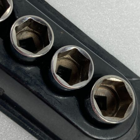  Snap-on スナップオン ラチェット用シャローソケット PAKTY263 12個  TMM15 ブラック