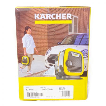  KARCHER ケルヒャー 家庭用高圧洗浄機 K Mini 1.600-050.0 イエロー