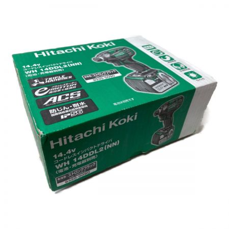  HITACHI 日立 14.4V コードレスインパクトドライバ 本体のみ （バッテリ・充電器なし） WH14DDL2 ブラック