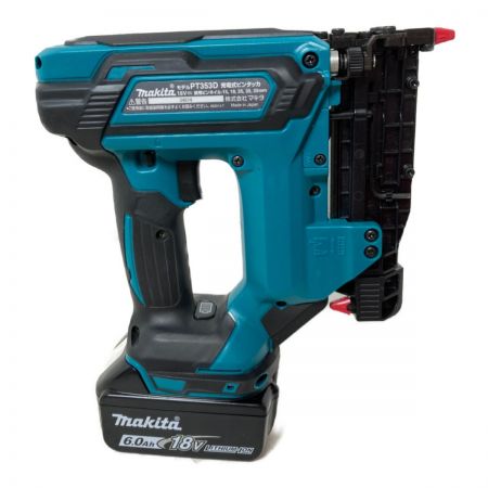  MAKITA マキタ 18V 15~35mm 充電式ピンタッカ （バッテリ1個・充電器・ケース付） PT353DRG ブルー