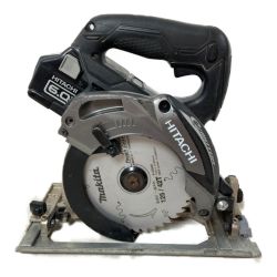 ＊＊ HITACHI 日立 18V 125mm コードレス丸のこ バッテリ1個付 （充電器・ケースなし） C18DBL ブラック Cランク