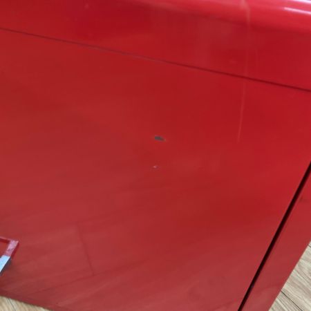 ДД Snap-on スナップオン ツールBOX 鍵付 キズ・ハガレ有 KRA-4059 レッド