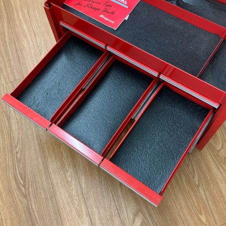 ДД Snap-on スナップオン ツールBOX 鍵付 キズ・ハガレ有 KRA-4059 レッド