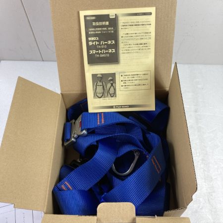   藤井電工 TSUYORON ライトハーネス Ｍサイズ 新規格対応 墜落制止用器具 TH-510-OT-BL4-M-BX ブルー