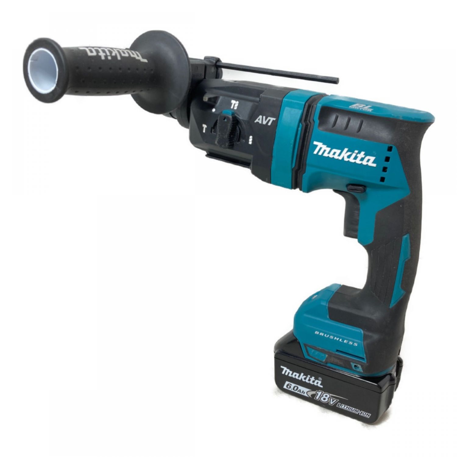 中古】＊＊ MAKITA マキタ 18V 18mm 充電式ハンマドリル （バッテリ2個