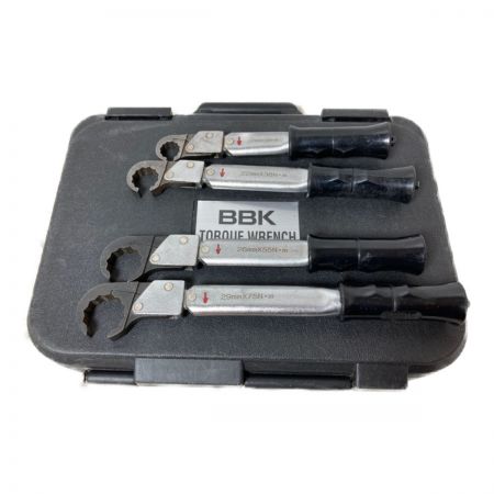  BBK トルクレンチ 4本組 (17/22/26/29mm) ケース付 ブラック