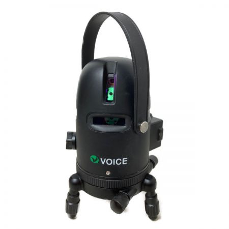 VOICE 5ライン グリーンレーザー墨出し器 ケース付 (受光器なし） G5 ブラック