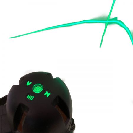  VOICE 5ライン グリーンレーザー墨出し器 ケース付 (受光器なし） G5 ブラック