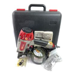 ＊＊ MAX マックス 50mm 常圧エア釘打ち機コイルネイラ ケース付 CN-550S(FP) レッド Cランク