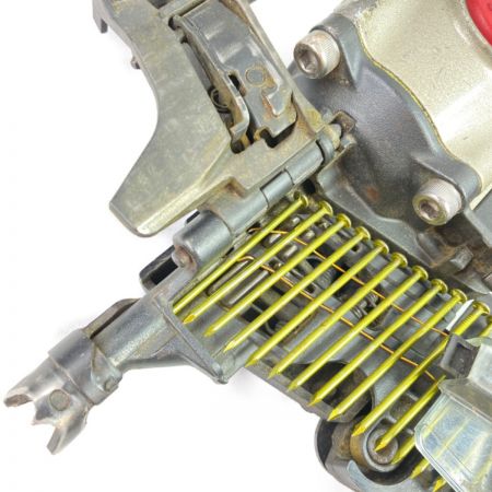  MAX マックス 50mm 常圧エア釘打ち機コイルネイラ ケース付 CN-550S(FP) レッド