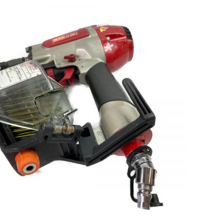  MAX マックス 50mm 常圧エア釘打ち機コイルネイラ ケース付 CN-550S(FP) レッド