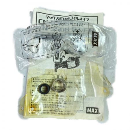  MAX マックス 50mm 常圧エア釘打ち機コイルネイラ ケース付 CN-550S(FP) レッド