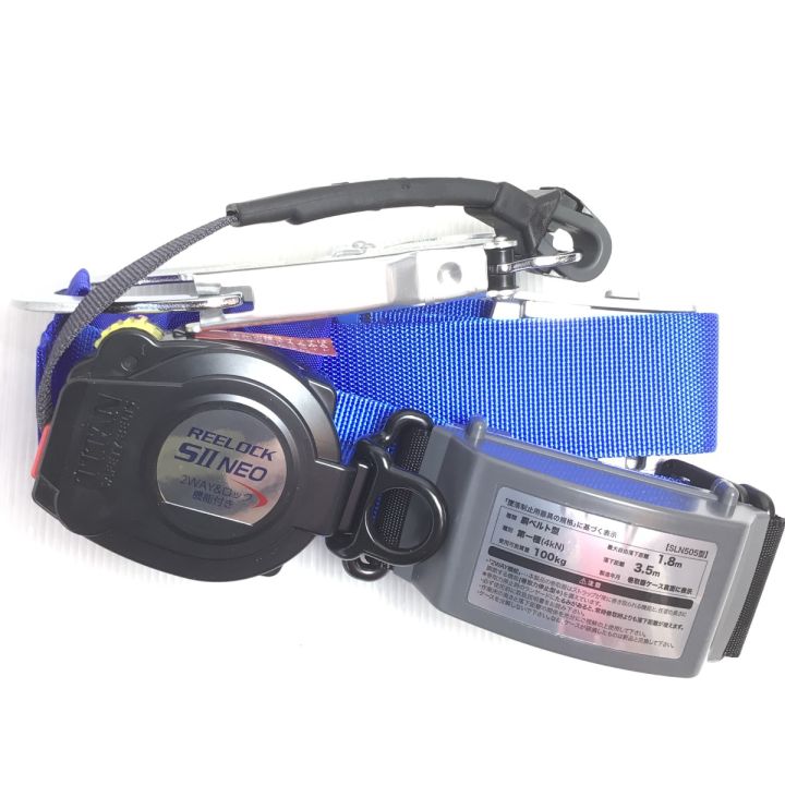 ДД【中古】TITAN TITAN REELOCK SⅡ NEO 胴ベルト型墜落制止用器具 巻取タイプ 新規格 (3) SLN505-SB ブルー 未使用 ДД TITAN TITAN REELOCK SⅡ NEO 胴ベルト型墜落制止用器具 巻取タイプ