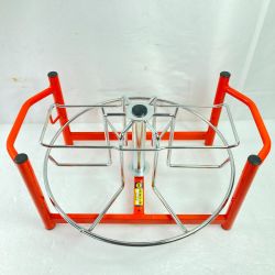 ＊＊ ミノル工業 電線リール (リール径φ350mm) E-9121 オレンジ Aランク